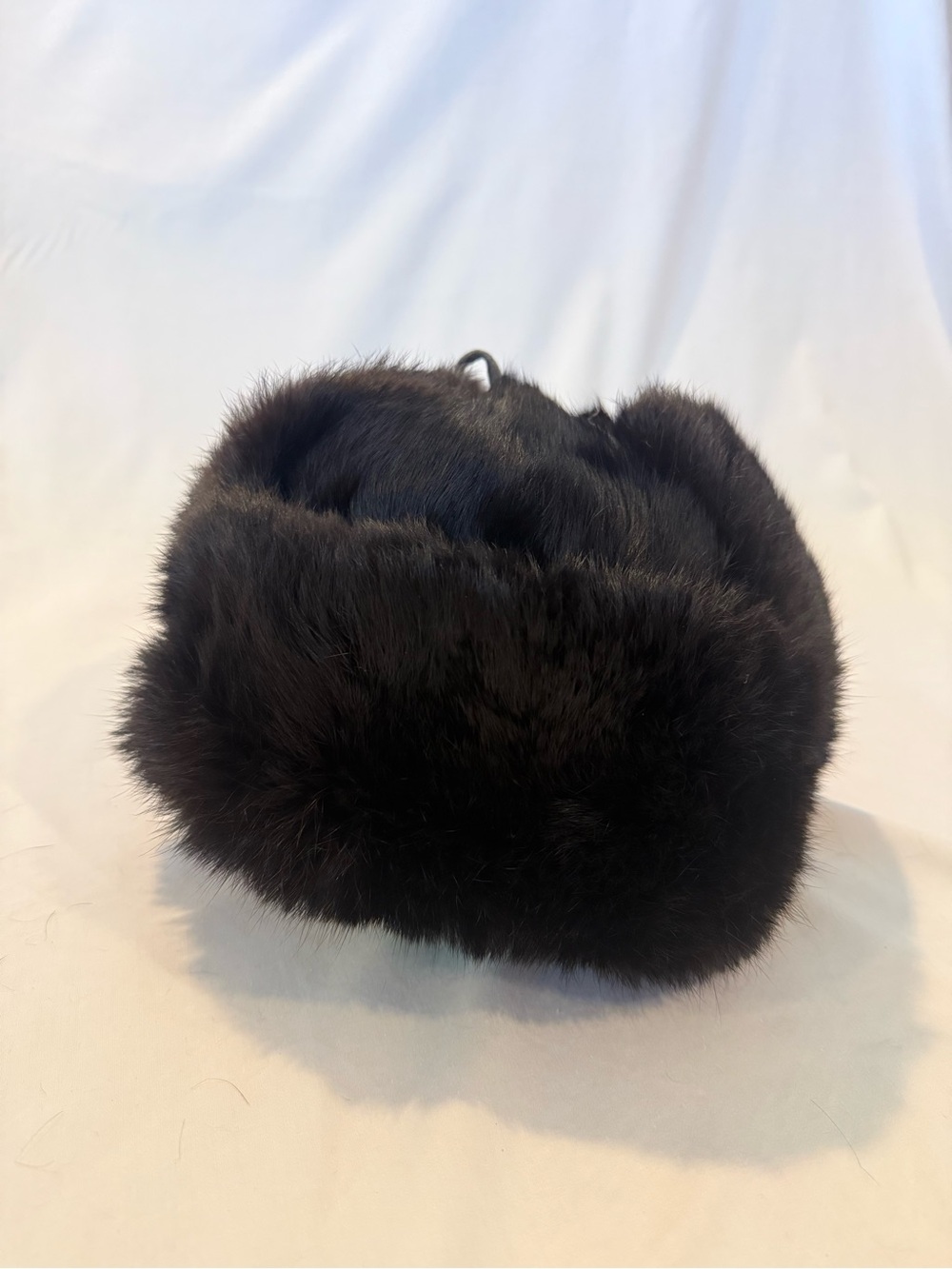 Rare Russian Mink Ushanka Hat with insignia